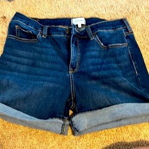 Crown and ivy blue Jean shorts